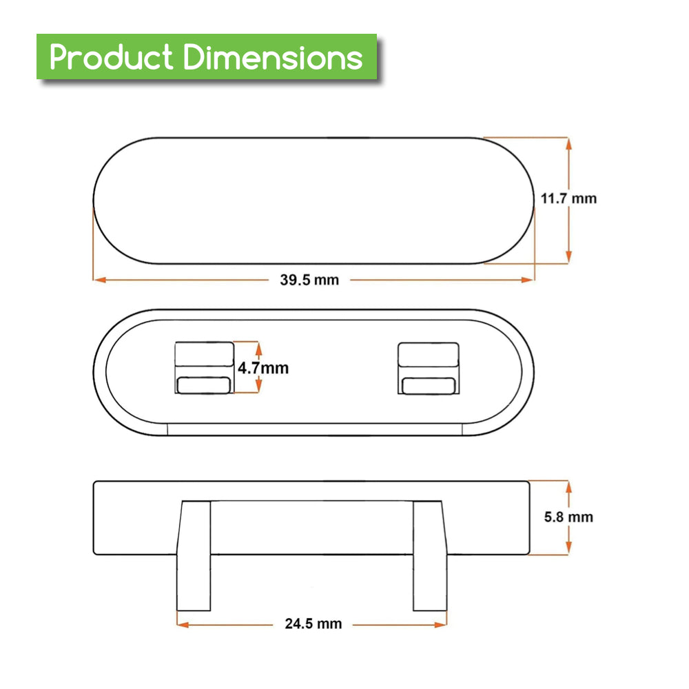 Genius Upvc Replacement Drainage Caps - 10 Pack